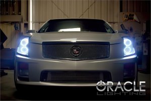 Cadillac CTS Headlight Halo Kit - ORACLE Lighting - LED Halo Kit - Green - `03-`07